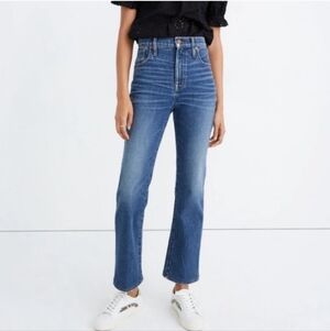 Madewell Women's Slim Demi Boot Jeans in Light Blue